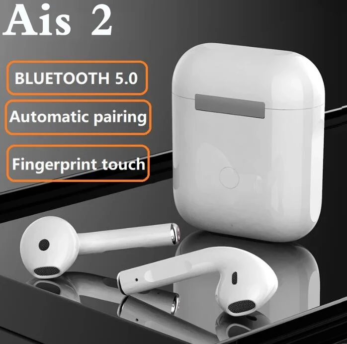 Dla airpoddings 2 Dotykowe Sterowanie Bezprzewodowe Słuchawki Bluetooth, Słuchawki Sportowe, Słuchawki Huawei Iphone Xiaomi TWS Muzyczny zestaw Słuchawkowy