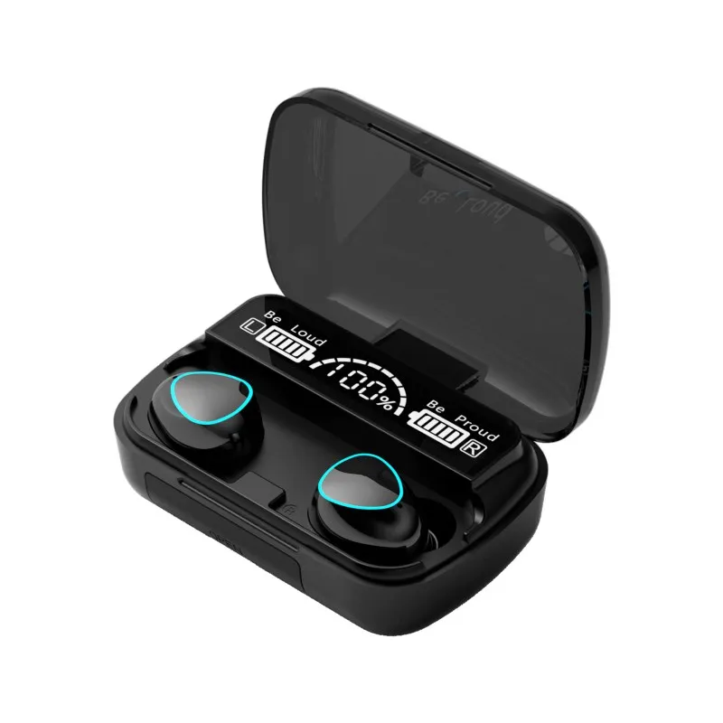 M10 TWS Bezprzewodowe Słuchawki Bluetooth 5.0 Słuchawki HIFI Stereo Słuchawki Wodoodporne Słuchawki 2000 mah Ładowarka pudełko PK F9 M11