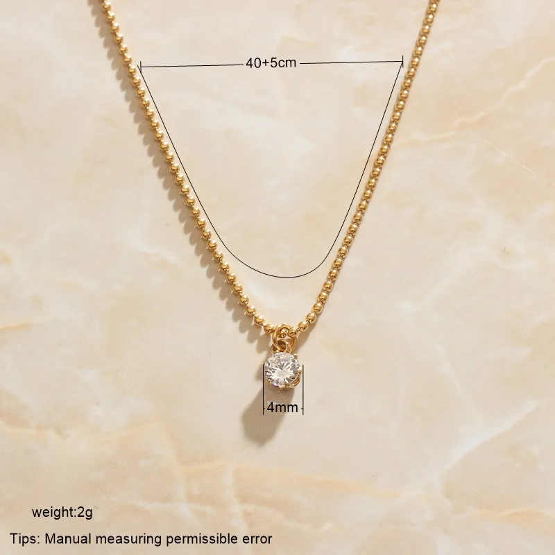 KITEAL New Sale 18KGP Gold Filled female pendant naszyjnik Six-clawed clavicular chain maxi naszyjnik wedding