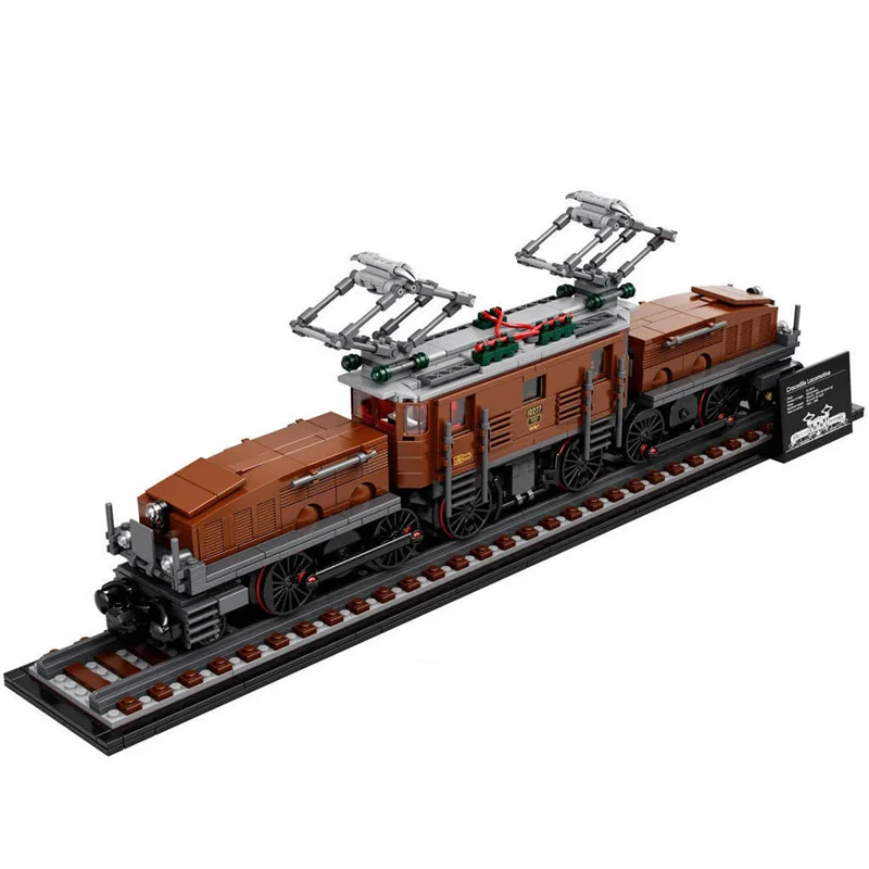 W MAGAZYNIE NIE ma SKRZYNI krokodyl lokomotywa klasyczny twórczy container truck blok konstrukcyjny model zabawki wsparcie drop shipping 1271PCS
