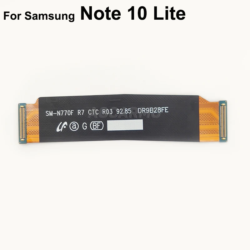 Aocarmo Do Samsung Galaxy Note 10 Note10 Lite Złącze Płyty Głównej Podłączenie Płyty Głównej Elastyczny Kabel Część Zamienna