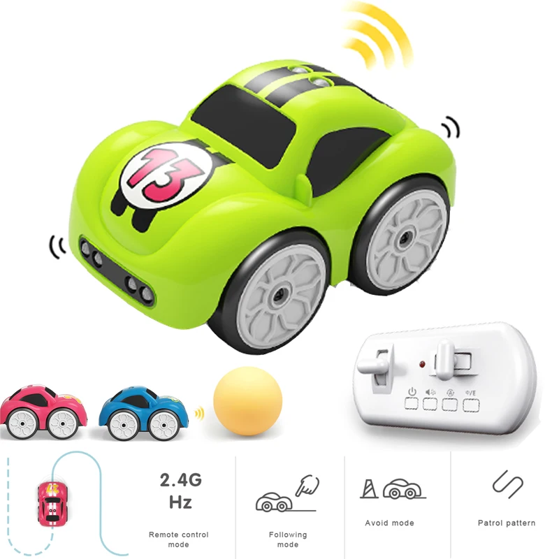 Magic Remote Control Induction Car RC Cartoon Sensor Gesture Tracking Wireless Follow Black Line Rc Toys For Children Boys