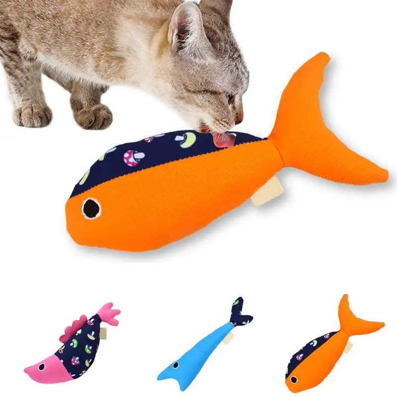 Dorakitten 1szt Pet Toy Creative Fish Shape Bite-Resistant Pet Bite Toy Pet Squeaky Toys For Cat Pet Supplies Cat Favors