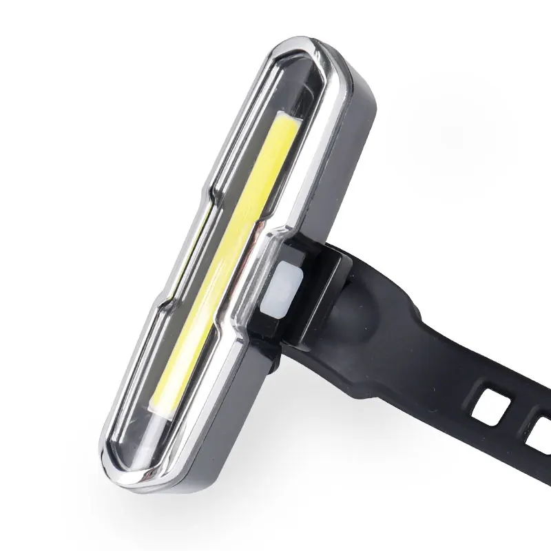 Rower Tylny Słupek Światło Rower Ogon Lampy LED USB Akumulator Ostrzeżenie Lampa Bezpieczeństwa Pionowe Poziome Mocowanie Podwójne Trzy Kolory