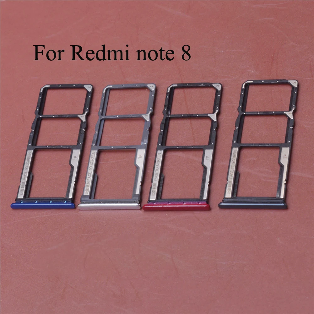 Uchwyt Tacki Karty SIM Do Xiaomi Redmi Note 8 8T 8Pro Micro SD Card Slot Holder Adapter Note 8 Pro Replacement Repair Part