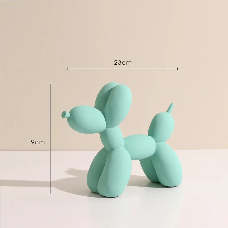 Świetna Dekoracja Twórczy Balon Pies Meble Nowoczesne Żywica Rękodzieło Rzeźba Akcesoria Na Przyjęcia Domowe Biurko Ornament