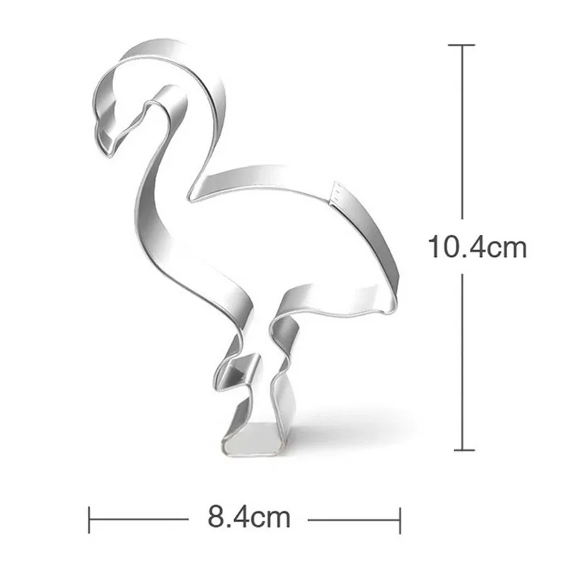 TTLIFE Flamingo Cookie Cutter Animal Stampes Stainless Steel Bakeware Mold Fondant Cake Decorating DIY Tool Biscuit Baking Molds