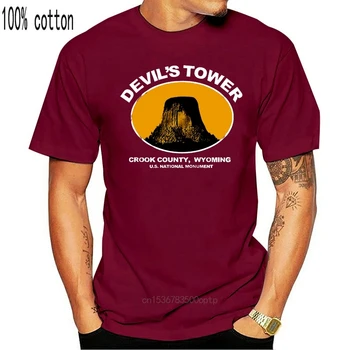 9152 Devils Tower Koszulka Close Spotkań Of The Third Kind UFO Alien Sci-Fi Wysokiej Jakości Niestandardowe Drukowane Bluzy Hipster T-Shirt