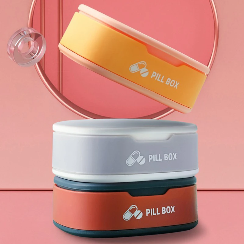 4 Gniazda Zdrowy Opieki Pill Box Mini Leki Tabletki Uchwyt Sortowania Etui Do Przechowywania Przez Cały Pojemnik Dozownik Organizator Pojemnik