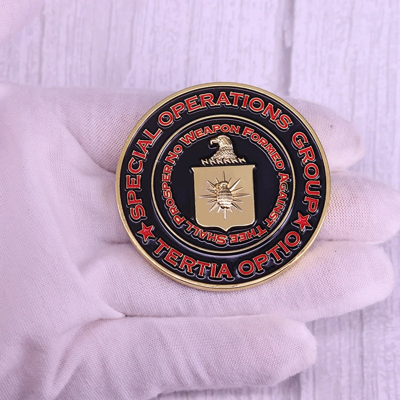 CIA NCS - SPECIAL OPERATIONS GROUP TERTIA OPTIO COIN CHALLENGE
