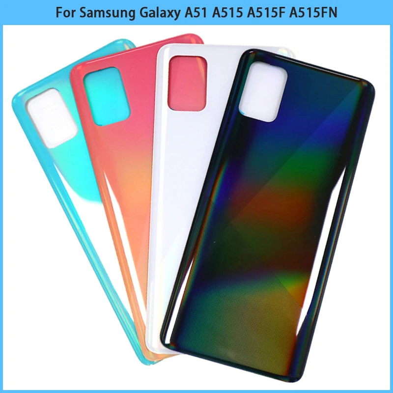 Samsung Galaxy A51 A515 A515F A515FN Obudowa Telefonu Średnia Ramka Ramka + Bateria Tylna Pokrywa Tylna klapa Klej Wymiana
