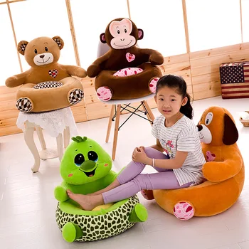 Dla dzieci Sofa Moda Kreskówka Korona Ładny Fotel Krzesło dla Dzieci Przedszkole Poduszka Leniwy Sofa Krzesło dla Dzieci Kreatywne Pluszowe Zabawki Prezent dla Dzieci