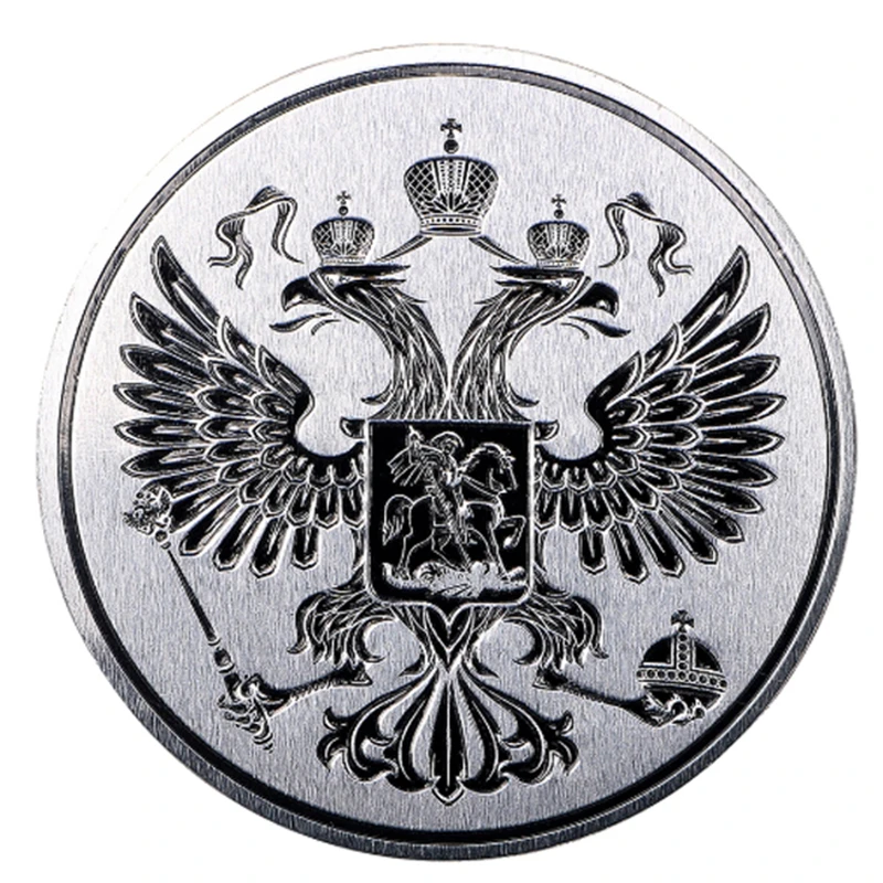 Rosyjski Narodowy Herb Styl Nadwozia Metalowa Naklejka Dwugłowy Orzeł Dekoracji Naklejka Naklejki