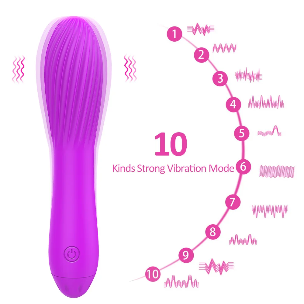 10 Prędkości Kobieta Masturbator Potężne Wibracje Sex Zabawki dla Kobiet G-spot Masaż Dildo Wibrator Cipka Łechtaczka Stymulacja