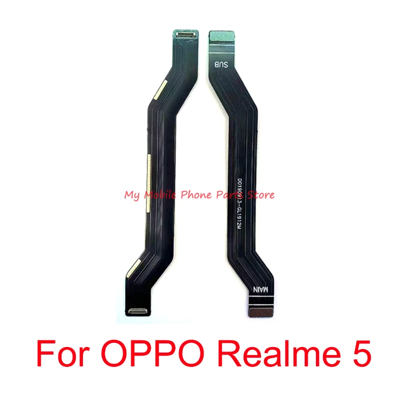 Podstawowe Płyta główna Elastyczny Kabel Do OPPO Realme 5 Realme5 druku płyty głównej Connector Board Flex Cable Ribbon Części Zamienne