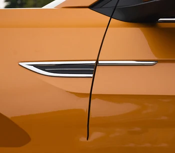 Nadaje się Do Volkswagen VW T-Cross 2019 2020 2021 Boczne Skrzydło Skrzydło Emblemat Naklejka Nadwozie Samochodu Skrzydło Boczne Etykiety Akcesoria