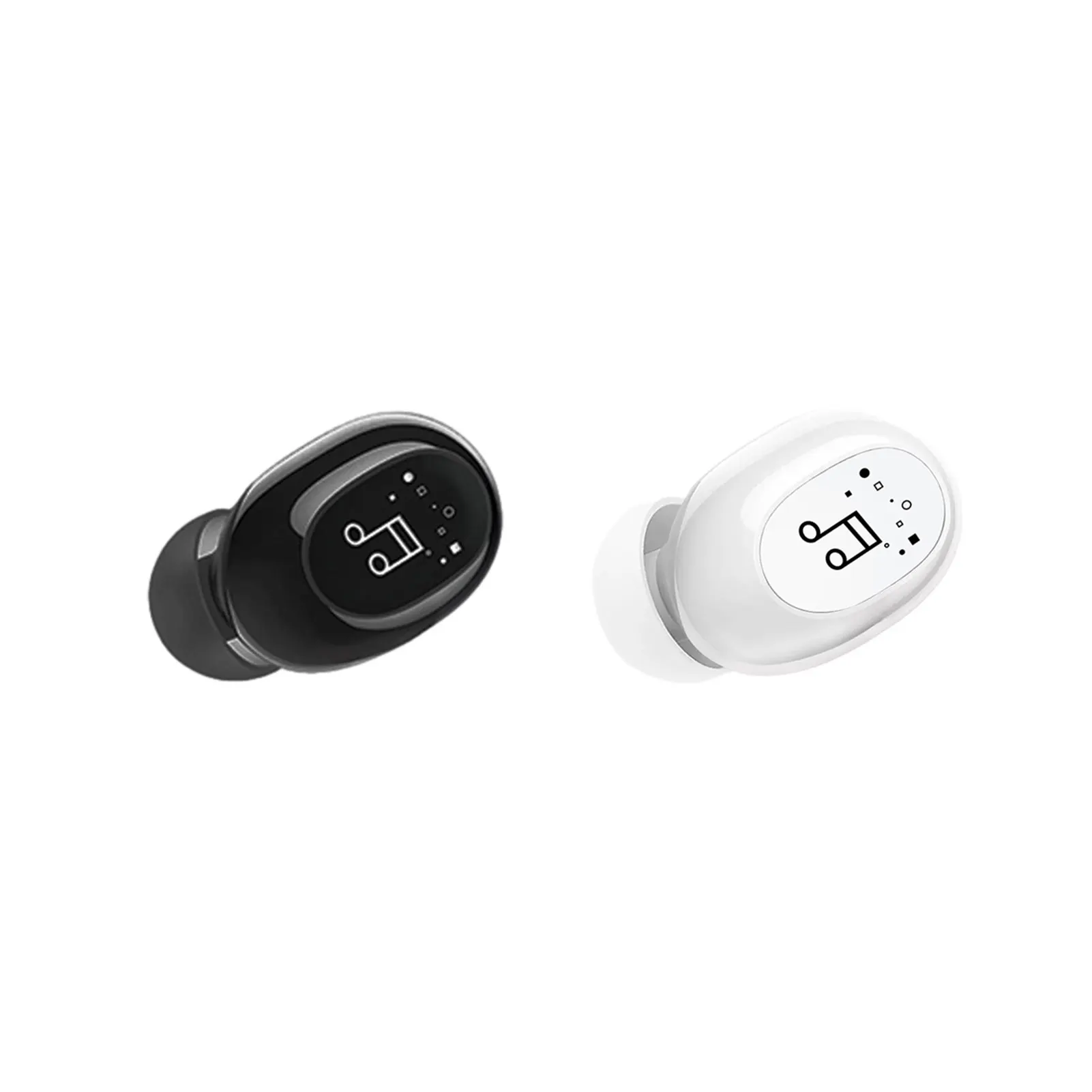 2021 In-Ear Mini Invisible Ture Słuchawki Bezprzewodowe Słuchawki Bluetooth Głośnomówiący zestaw Słuchawkowy Stereo TWS Earbud Z Mikrofonem