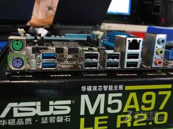 Socket AM3+ płyta główna Asus M5A97 LE R2.0 32GB DDR3 PCI-E 2.0 AMD 970 Original Desktop Aus M5A97 LE R2.0 druku płyty głównej AM3+, ATX