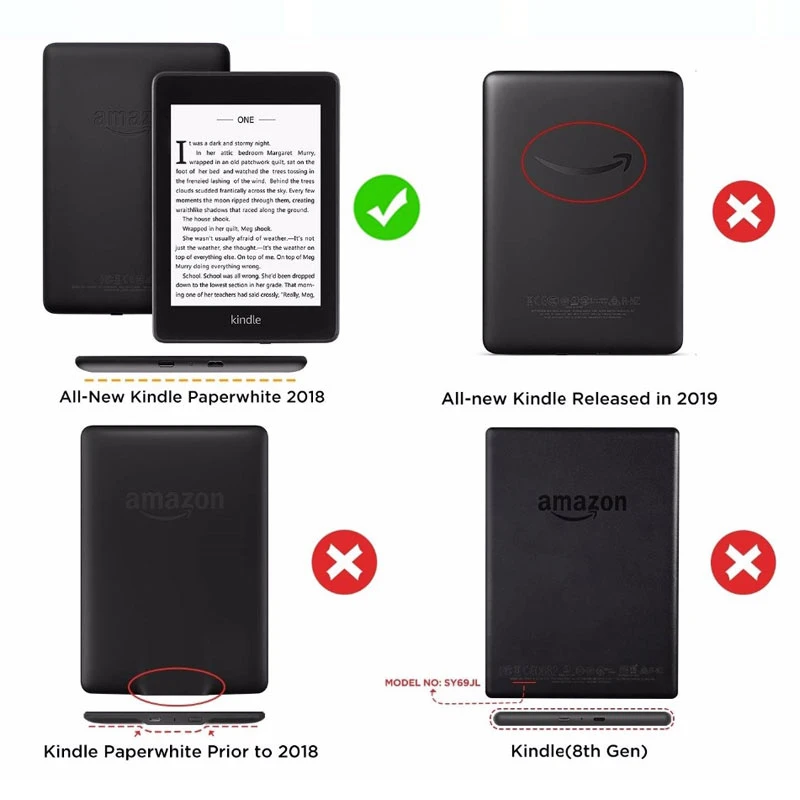 Dla Zupełnie Nowego Magnetyczne Etui Smart Cover Case For New Amazon Kindle Paperwhite 4 For Kindle 2018 10th Generation Case