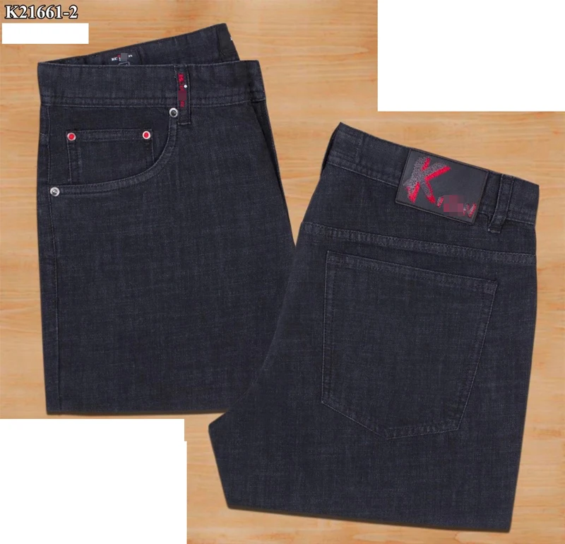 MILIARDER Jeans bawełna 2021 lato nowy cienki modny biznes Wysokiej klasy haft wysokiej jakości duży rozmiar 31-40 Darmowa wysyłka