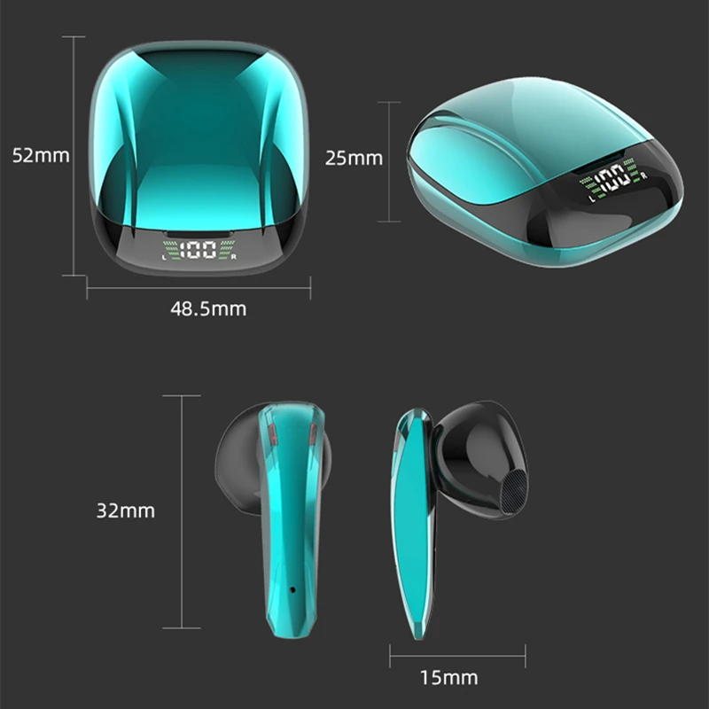 SDpure 2021 Nowa Wodoszczelna Mini Bluetooth zestaw Słuchawkowy Sport Ture Wireless Stereo TWS Słuchawki-Słuchawki Do Telefonów