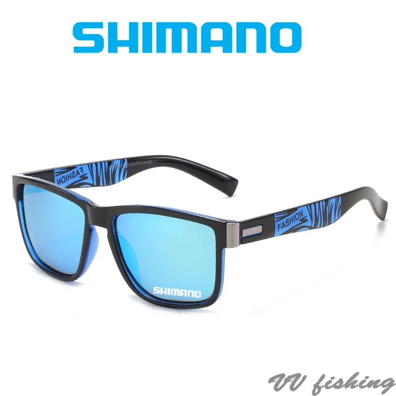 Shimano okulary Polaryzacyjne Wędkarskie okulary przeciwsłoneczne, Męskie okulary przeciwsłoneczne Do Jazdy Męskie okulary Piesze Wycieczki, Wędkarstwo Klasyczne okulary przeciwsłoneczne UV400 Okulary