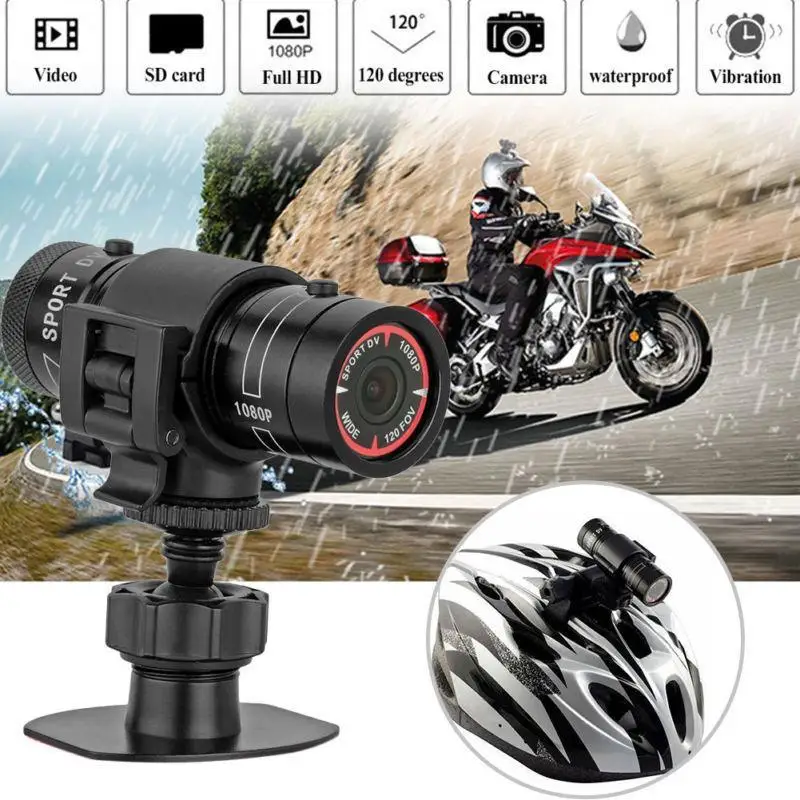 F9 Mini Bike Camera HD Motorcycle Helmet Sports Action Camera Video DV Camcorder Full HD 1080p rejestrator Samochodowy
