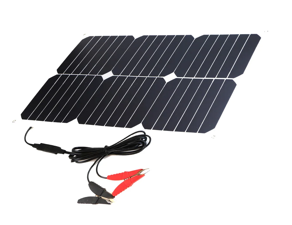 36W elastyczne panele słoneczne panele słoneczne moduł komórki DC do samochodu, jachtu led light RV 12V battery boat outdoor charger