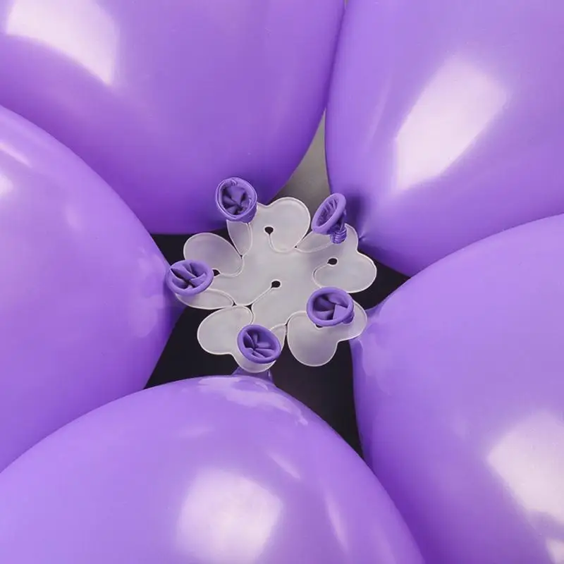 Balony Nowy Styl Latex Balon Liść Kwiat Kształt Zacisk Balon Łańcuchowa Taśma Urodziny Gospodarstwa Domowego Wystrój Piękny Wielofunkcyjny