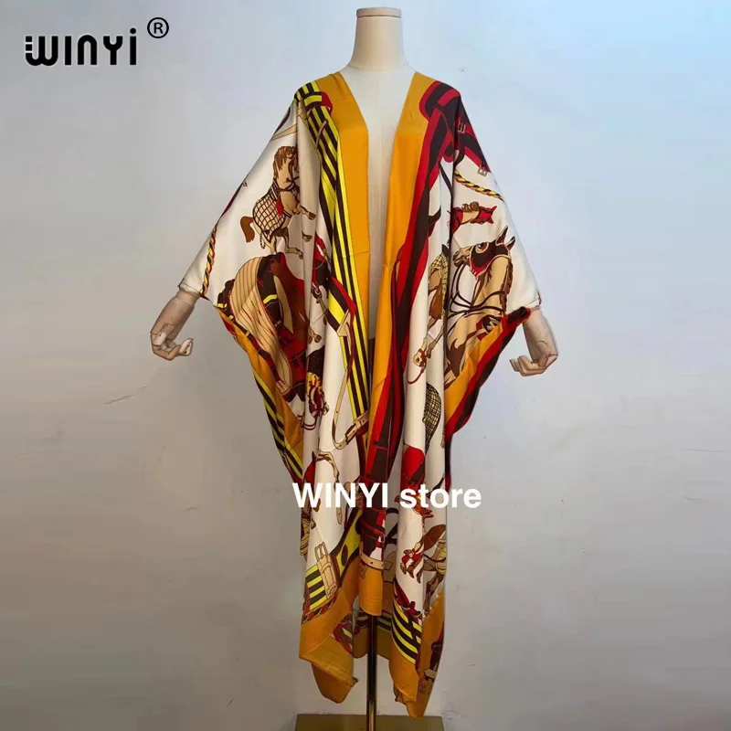 Sycylijski Bliski Wschód Sunmer Kobiety Sweter knit płaszcz sukienka sexcy Boho Maxi Afrykański Święto Stójką Jedwabny szlafrok