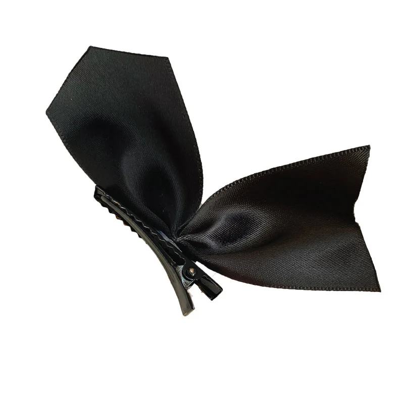 2 Szt./комплектnew Korean INS Half-piece Black Bow Hairpin Kobiece nakrycie Głowy Spinka Akcesoria do włosów dla dziewczynek Klip Włosy krawat