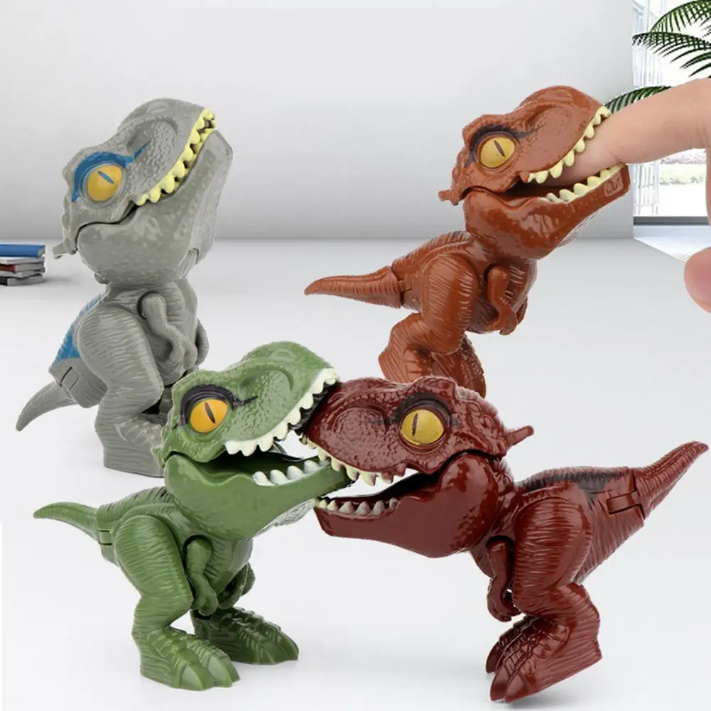 Palec Dinozaur Jajko Zabawki Kreatywne Przebiegły Tyranozaur Model Dinozaur Zabawka Interaktywna Кусачий Ręcznie Dinozaur Prezenty Dla Dzieci