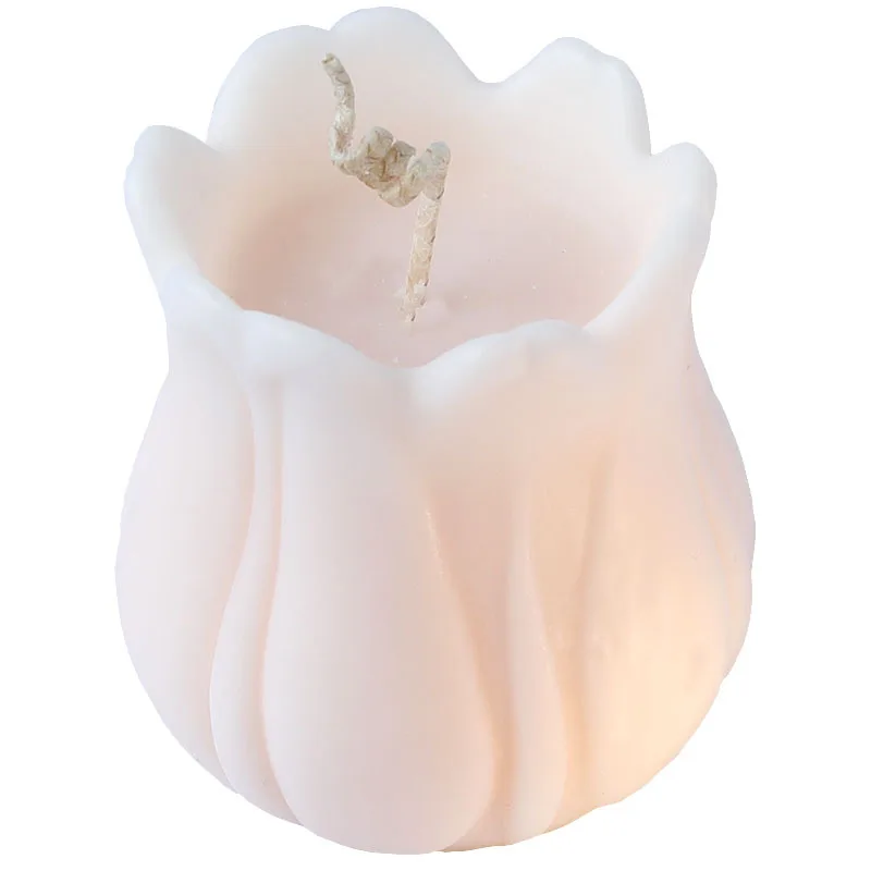 Duży Kwiat Tulipana Aromaterapia Świeca Formy Dekoracje Do Domu Fondant Ciasto Do Formy Do Pieczenia Mus Formy Świeca Robi Zestaw Tort Dekor