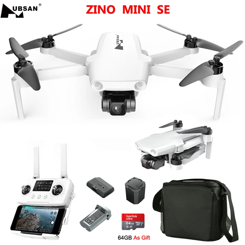 Hubsan ZINO MINI SE RC Drone 249g GPS 5G WiFi 10KM FPV z 4K 30FPS Kamera 3-osiowy Przegub 3D Wykrywanie przeszkód 45 minut Czas lotu