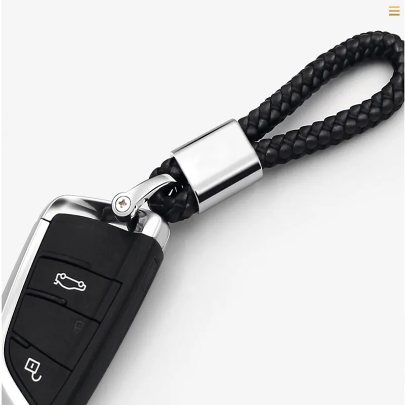 1szt Car logo keychain wiklina lina metalowy kluczyk biznes wisiorek dla mini logo Cooper Countryman Clubman Benz Kia Bmw Audi