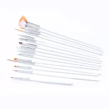 12/15/20szt Nail Art Brushes Kit Painting Pen Nail Set Rozsianych Drawing Polish Brushes With Storage Bag Nail Decoration Tool