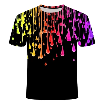 2021 Gorąca Wyprzedaż 3D Letnie Męskie Nowe Odkryty Szybkoschnąca koszulka Kamuflażu Pasek Serii Koszulka Damska Casual Oddychająca Koszulka