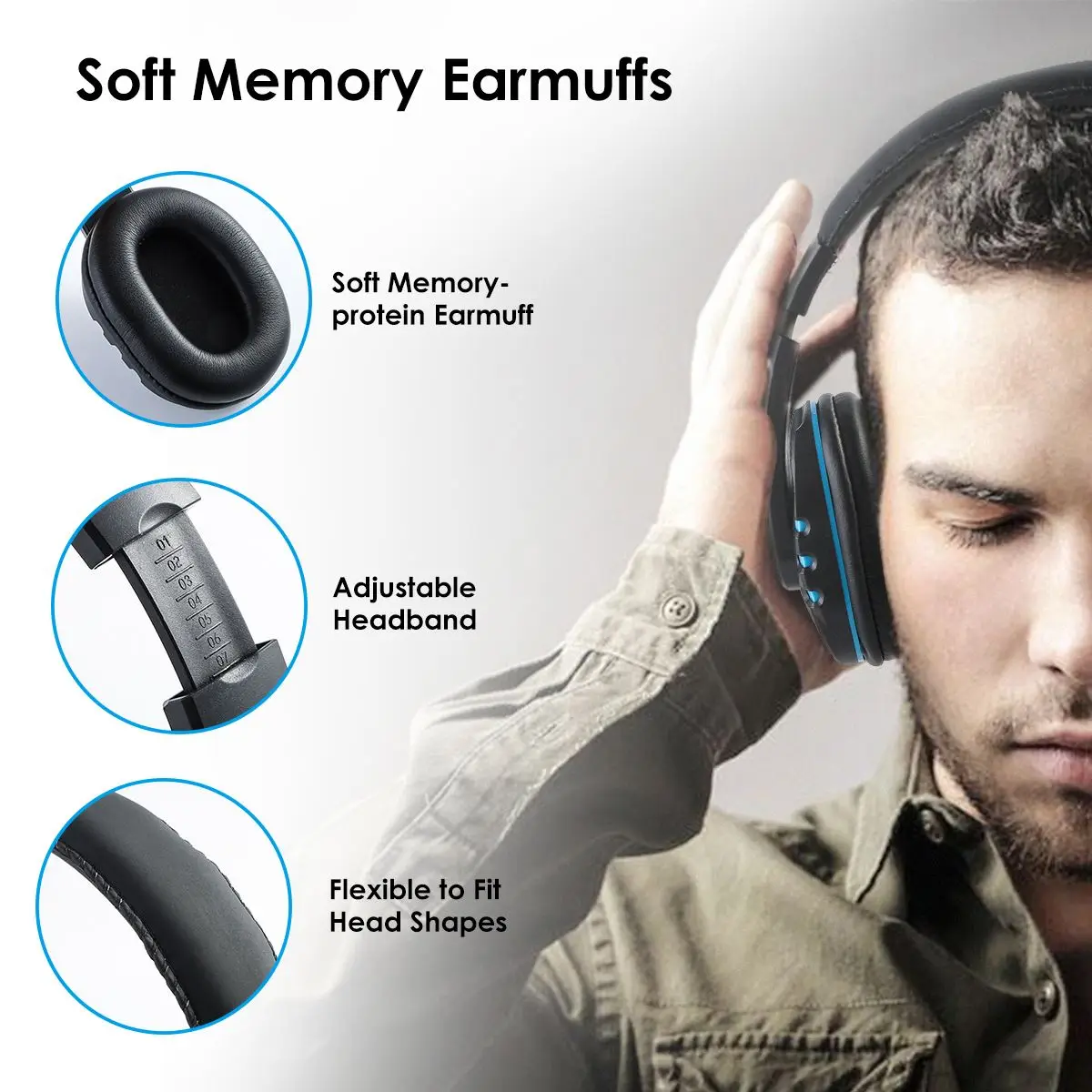 Słuchawki z mikrofonem 2020 Hi-Fi Gaming Headset Komputerowe Przenośne Słuchawki Do PC, PS4, Xbox One Mobile