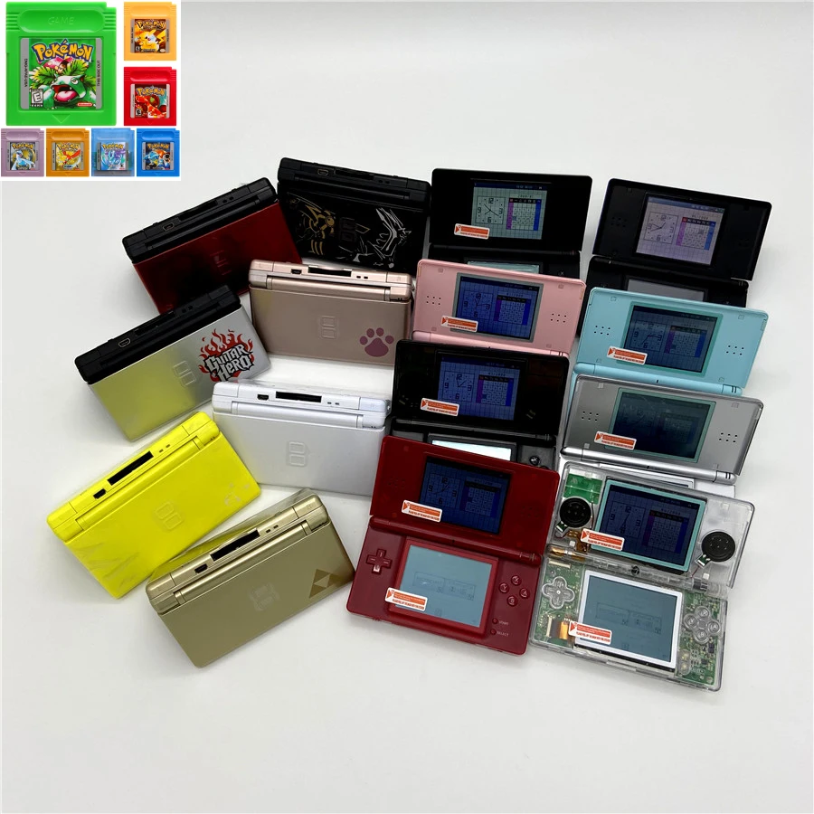 Profesjonalna Odnowiony Konsola Ds Lite, Odpowiednia Dla Nintendo Dsl Palm , Z Kartą Sim I Pamięcią 16 Gb
