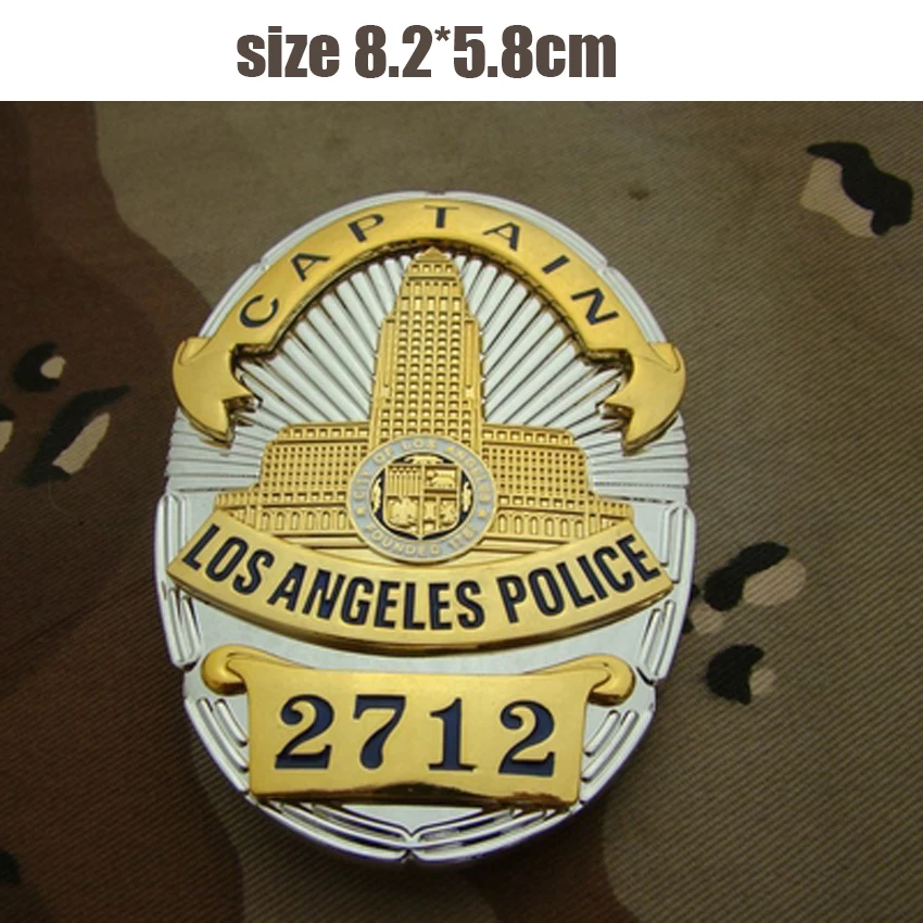 Takerlama Stany Zjednoczone LA Los Angeles COUNTY SHERIFF/ZASTĘPCA SZERYFA Koszula Klapy Niedźwiedź Ikonę LAPD KAPITAN Broszka Agrafka Cosplay Rekwizyty