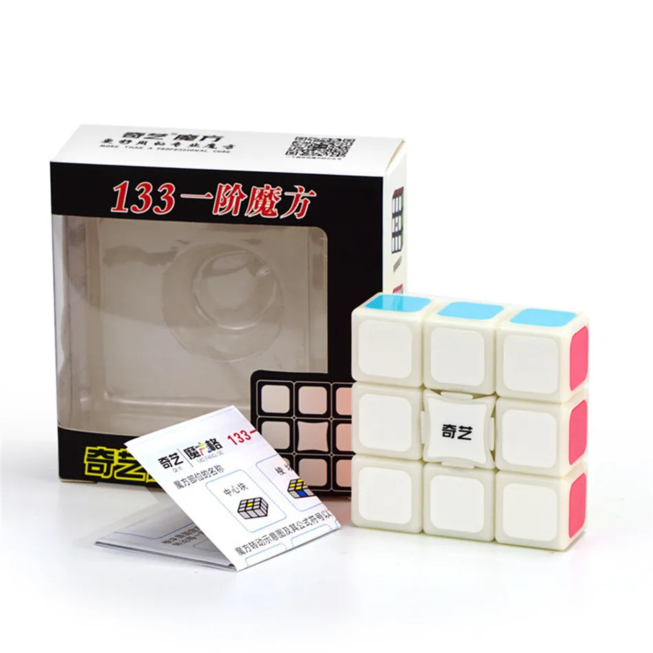 QiYi 133 Magic Speed Cube 1x3x3 Puzzle Cubes Profesjonalne Puzzle Magic Square Antystresowe zabawki dla dzieci
