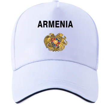 ARMENIA hat free custom made name number photo black logo red black tees arm country cap armenian nation flag am czapka z daszkiem